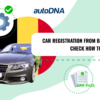 Registering a Belgium cars